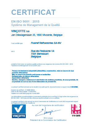 ISO9001:2015 Certificate